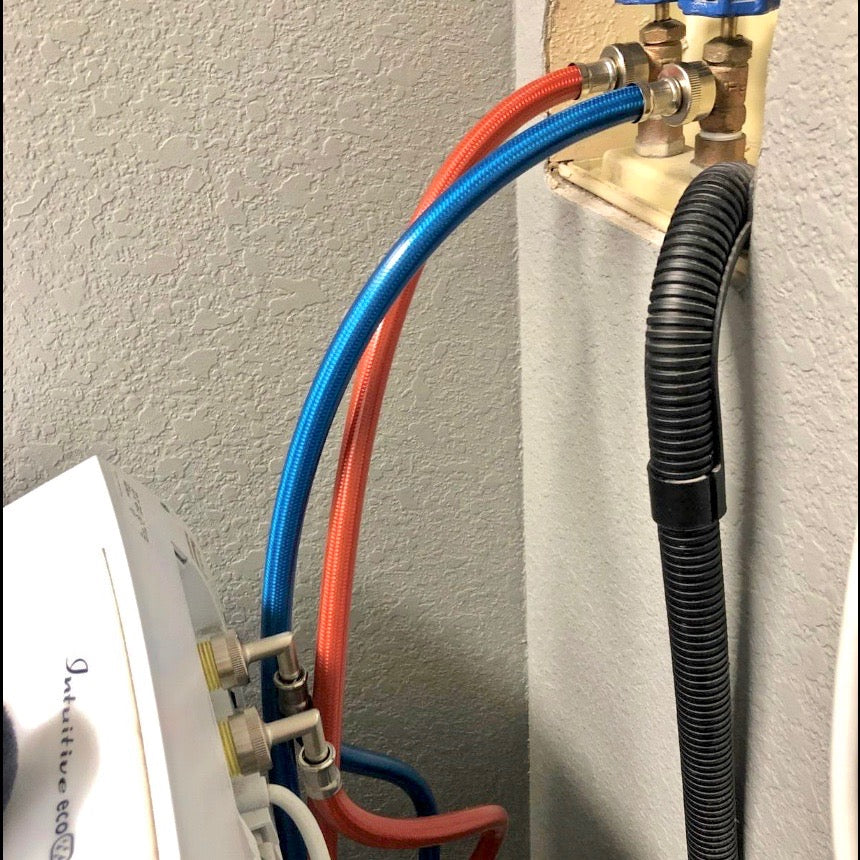 PVC Stainless Steel Washing Machine Hose Install